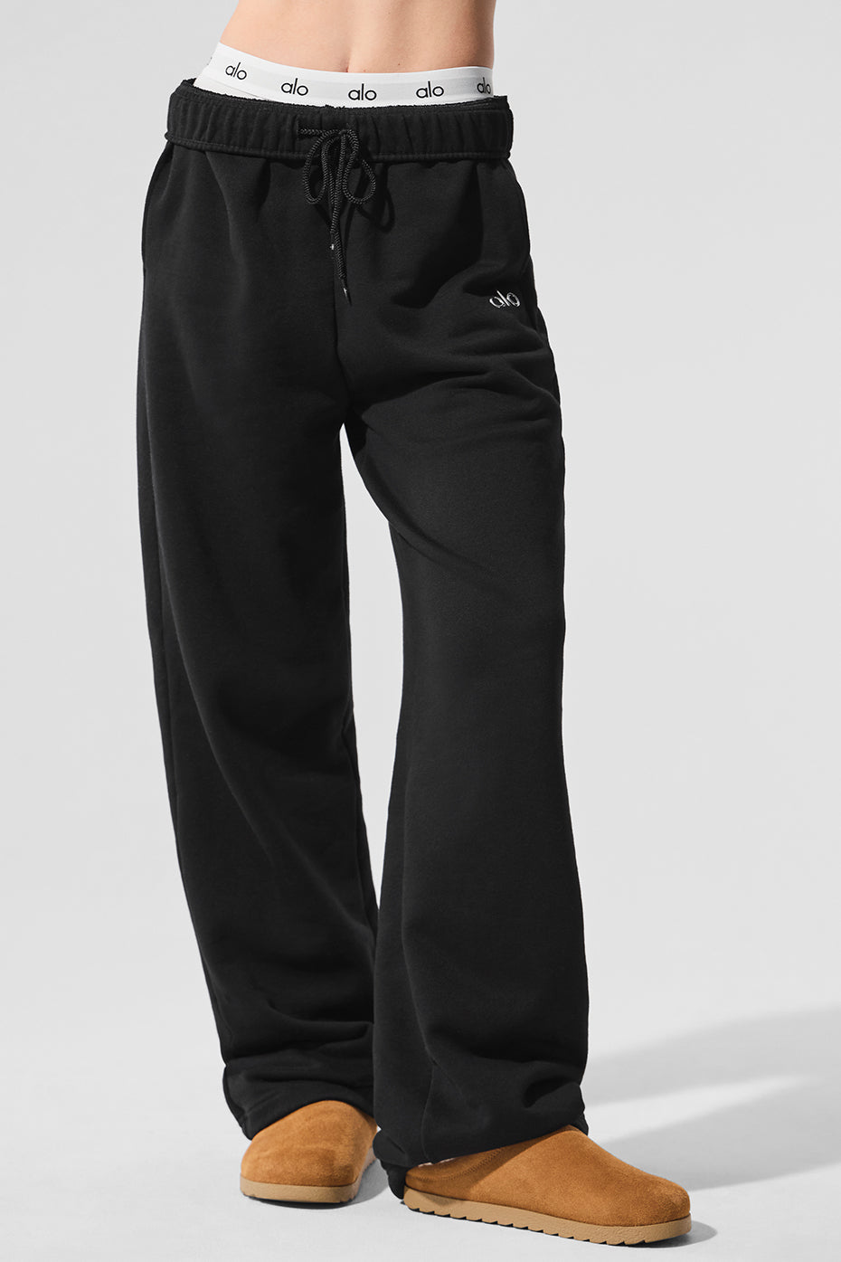 Accolade Straight Leg Sweatpant - Black image 2