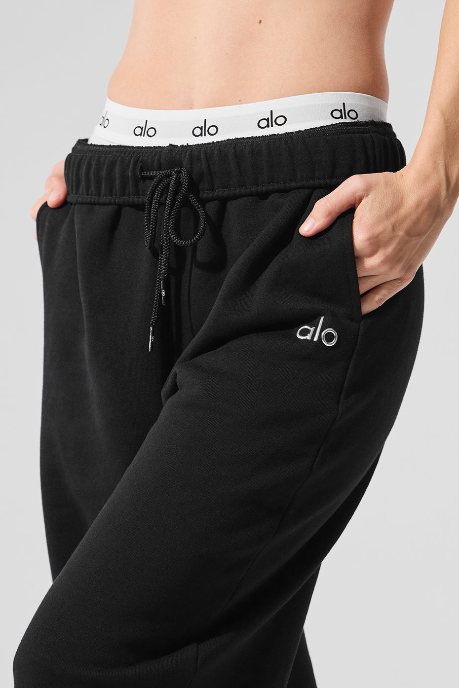 Accolade Straight Leg Sweatpant - Black image 5