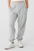 Cuffed Renown Heavy Weight Sweatpant - Athletic Heather Grey image 1