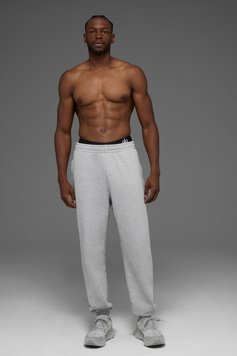 Cuffed Renown Heavy Weight Sweatpant - Athletic Heather Grey image 4