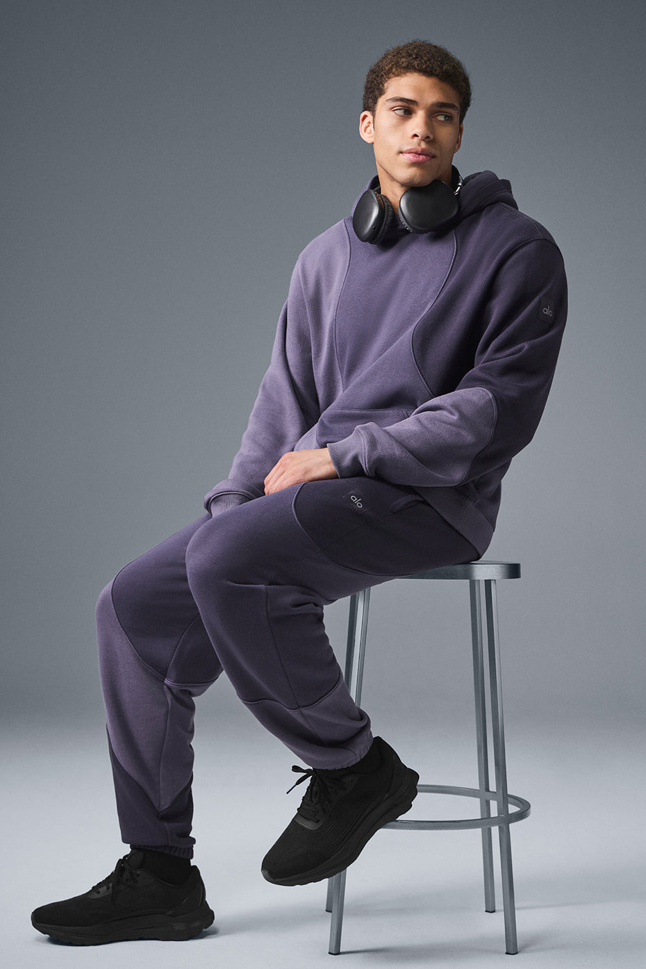 Make Waves Sweatpant - Italian Plum Tonal image 1