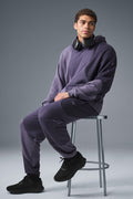 Make Waves Sweatpant - Italian Plum Tonal image 1