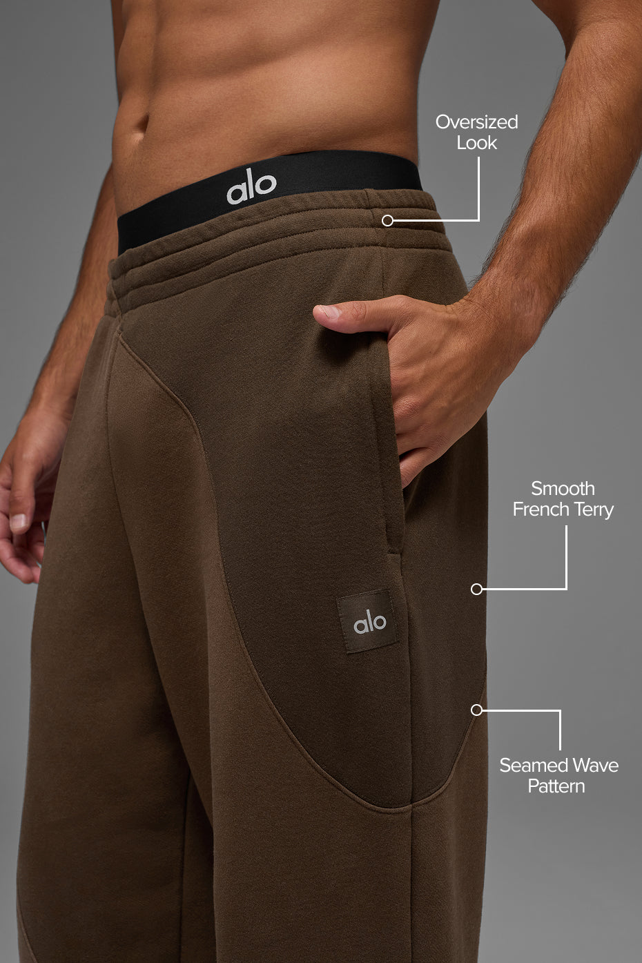 Make Waves Sweatpant - Espresso Tonal image 2