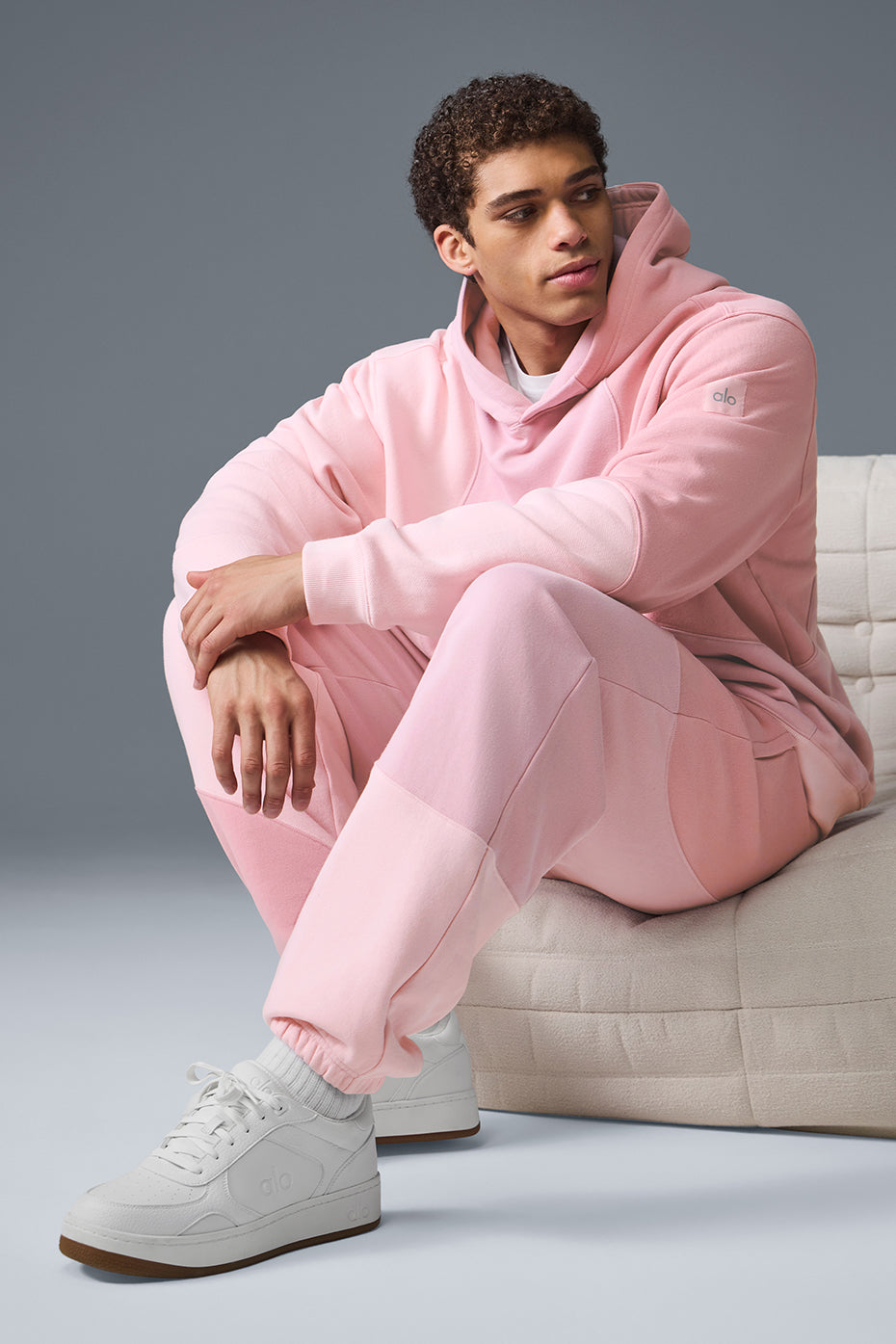 Make Waves Sweatpant - Sunset Pink Tonal image 1