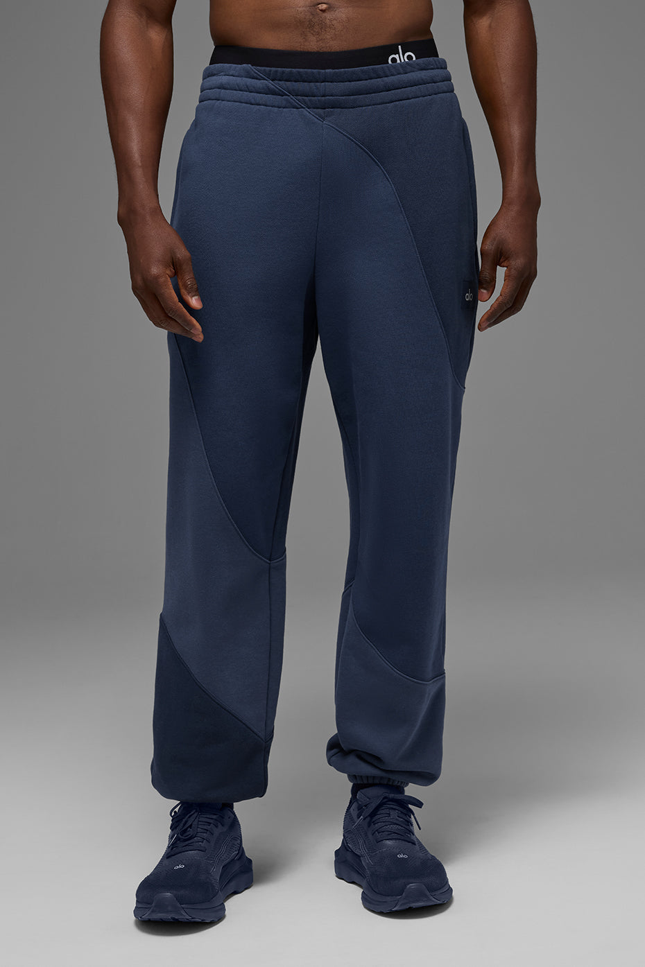Make Waves Sweatpant - Navy Tonal image 1