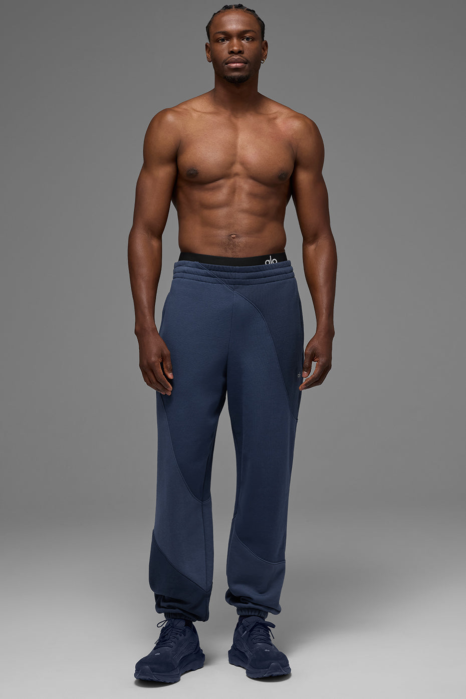Make Waves Sweatpant - Navy Tonal image 4
