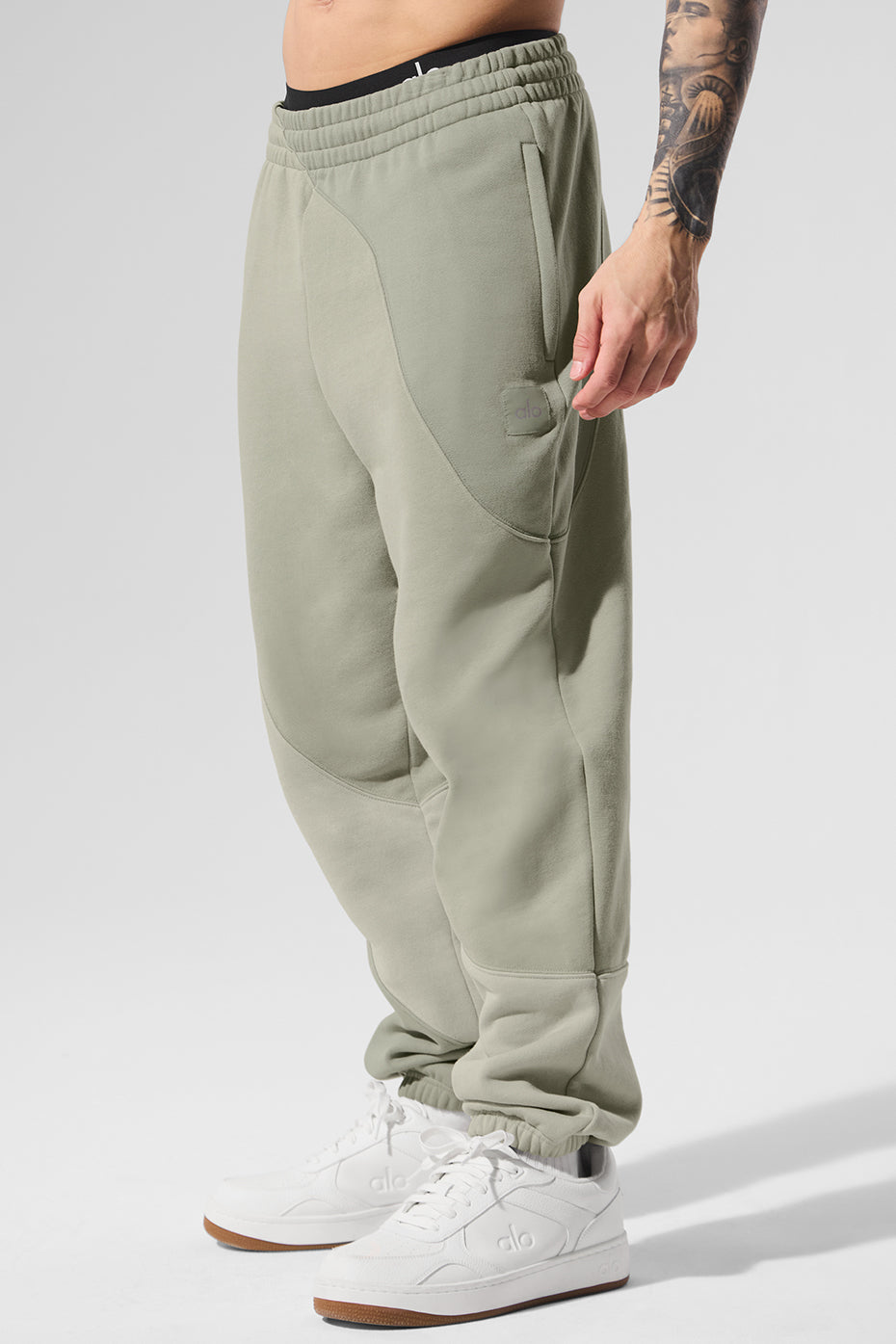 Make Waves Sweatpant - Limestone Tonal image 2