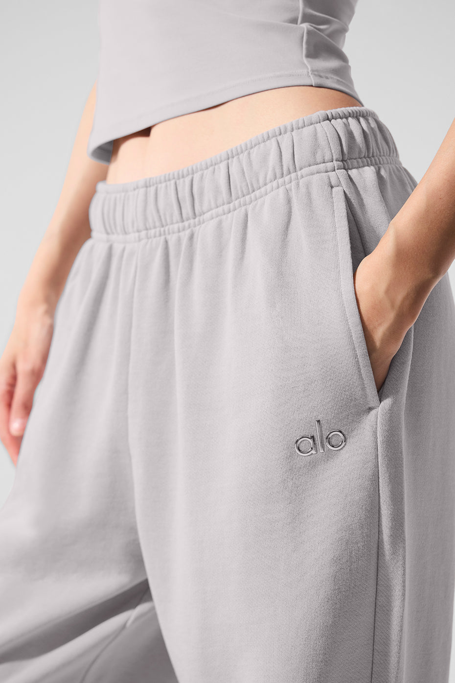 Washed Accolade Straight Leg Sweatpant - Grey Sky Wash image 4