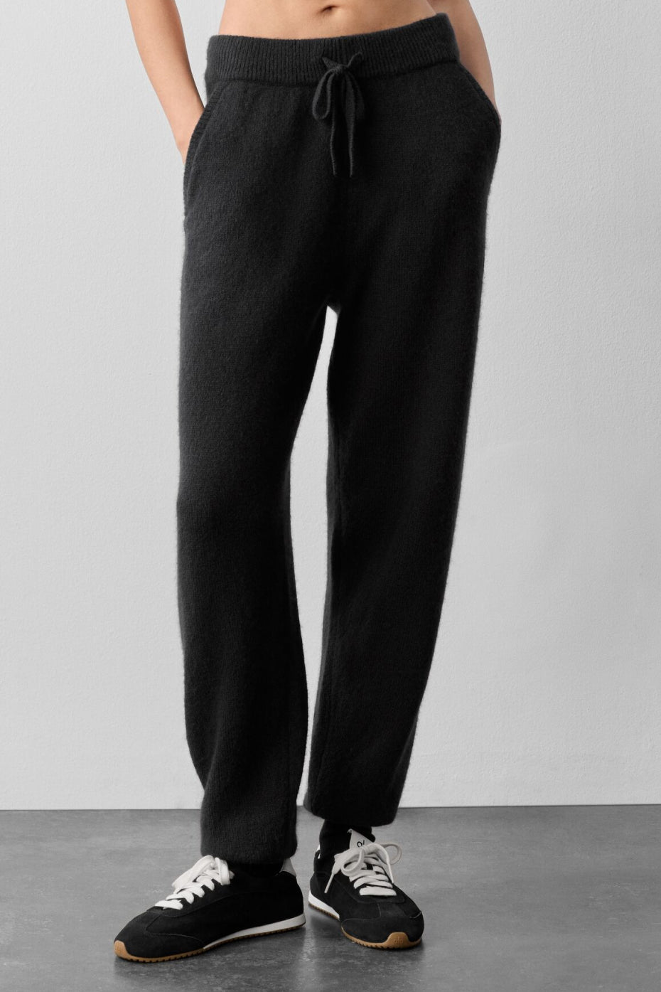 Wool Cashmere New Class Sweatpant - Black image 1