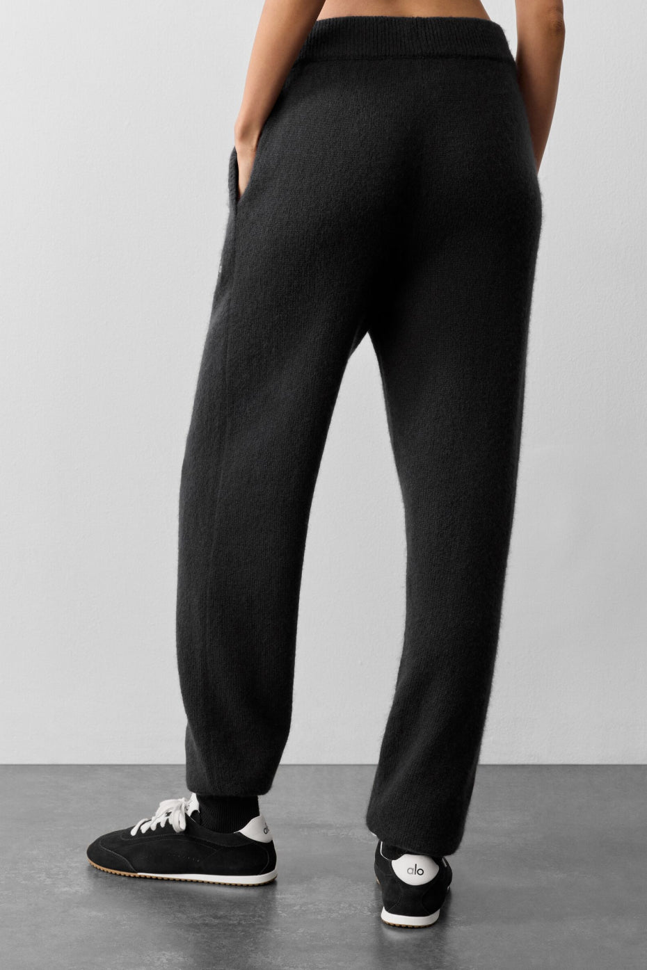 Wool Cashmere New Class Sweatpant - Black image 4