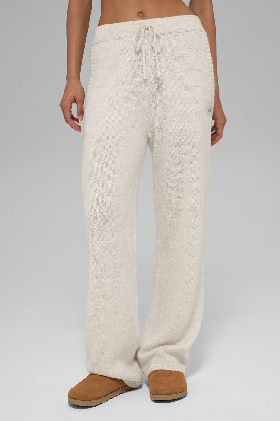 Wool Cashmere New Class Sweatpant - Bone Heather image 1