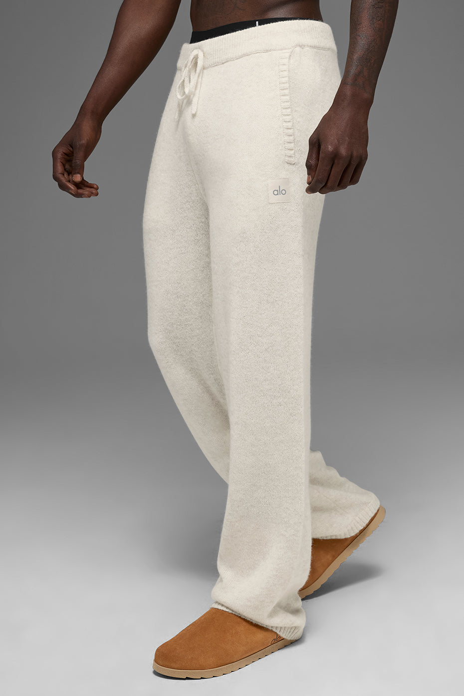 Wool Cashmere New Class Sweatpant - Bone Heather image 4
