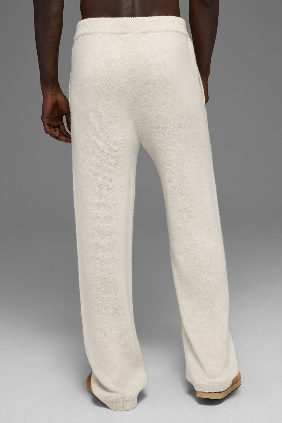 Wool Cashmere New Class Sweatpant - Bone Heather image 3
