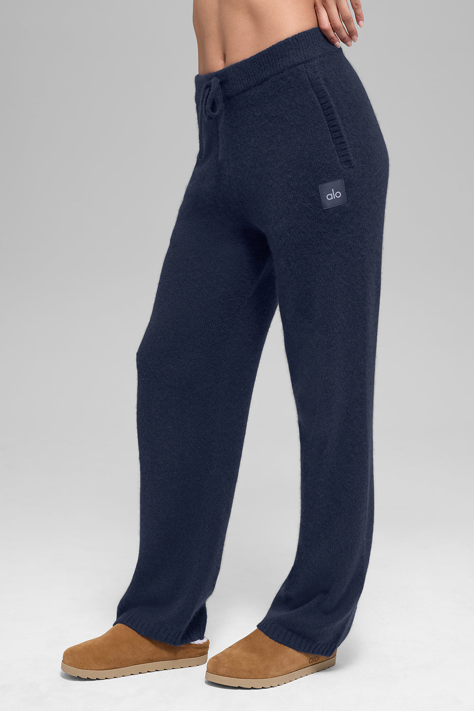 Wool Cashmere New Class Sweatpant - Navy image 1