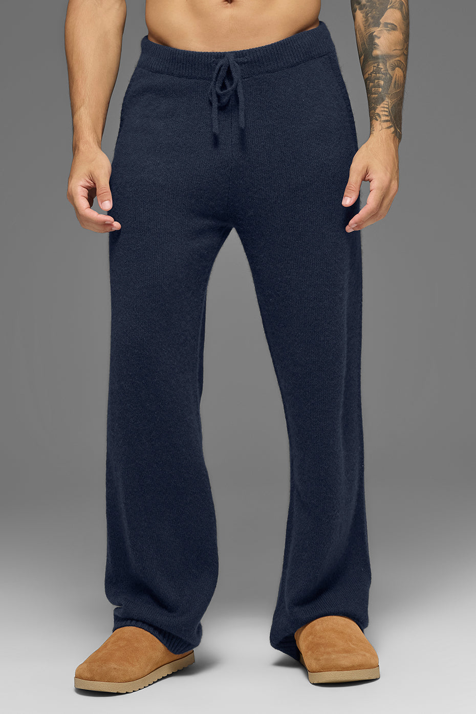 Wool Cashmere New Class Sweatpant - Navy image 1