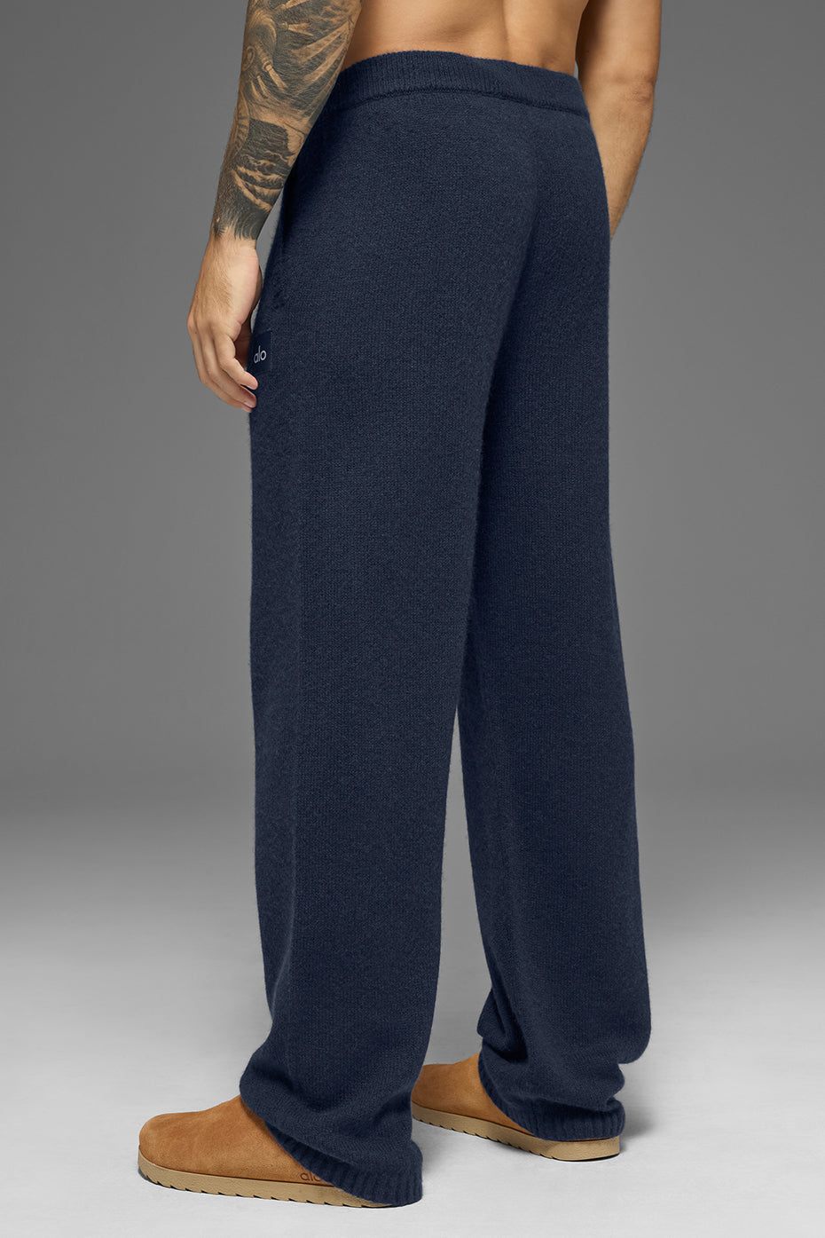 Wool Cashmere New Class Sweatpant - Navy image 3