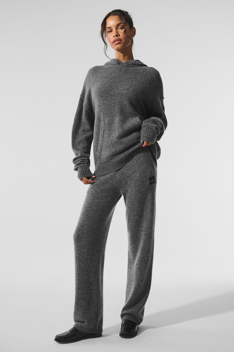 Wool Cashmere New Class Sweatpant - Platinum Grey image 1