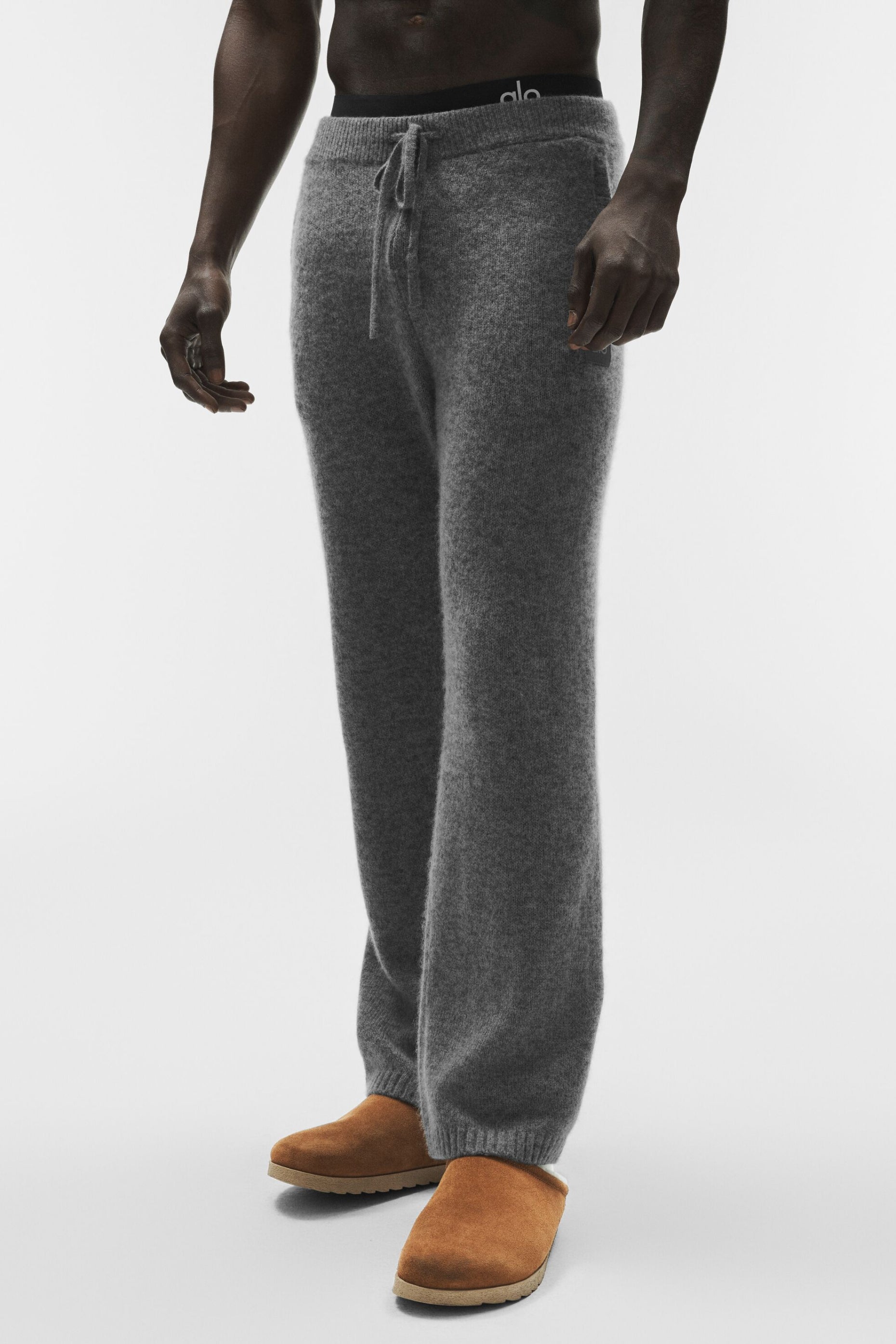 Wool Cashmere New Class Sweatpant - Platinum Grey image 3