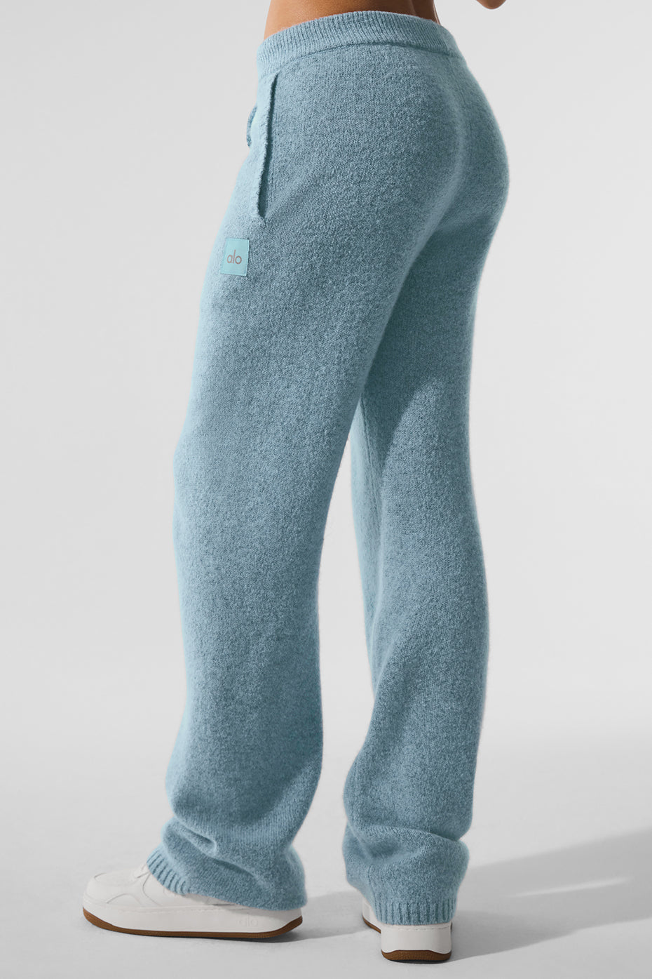 Wool Cashmere New Class Sweatpant - Celestial Blue Granite Heather image 4