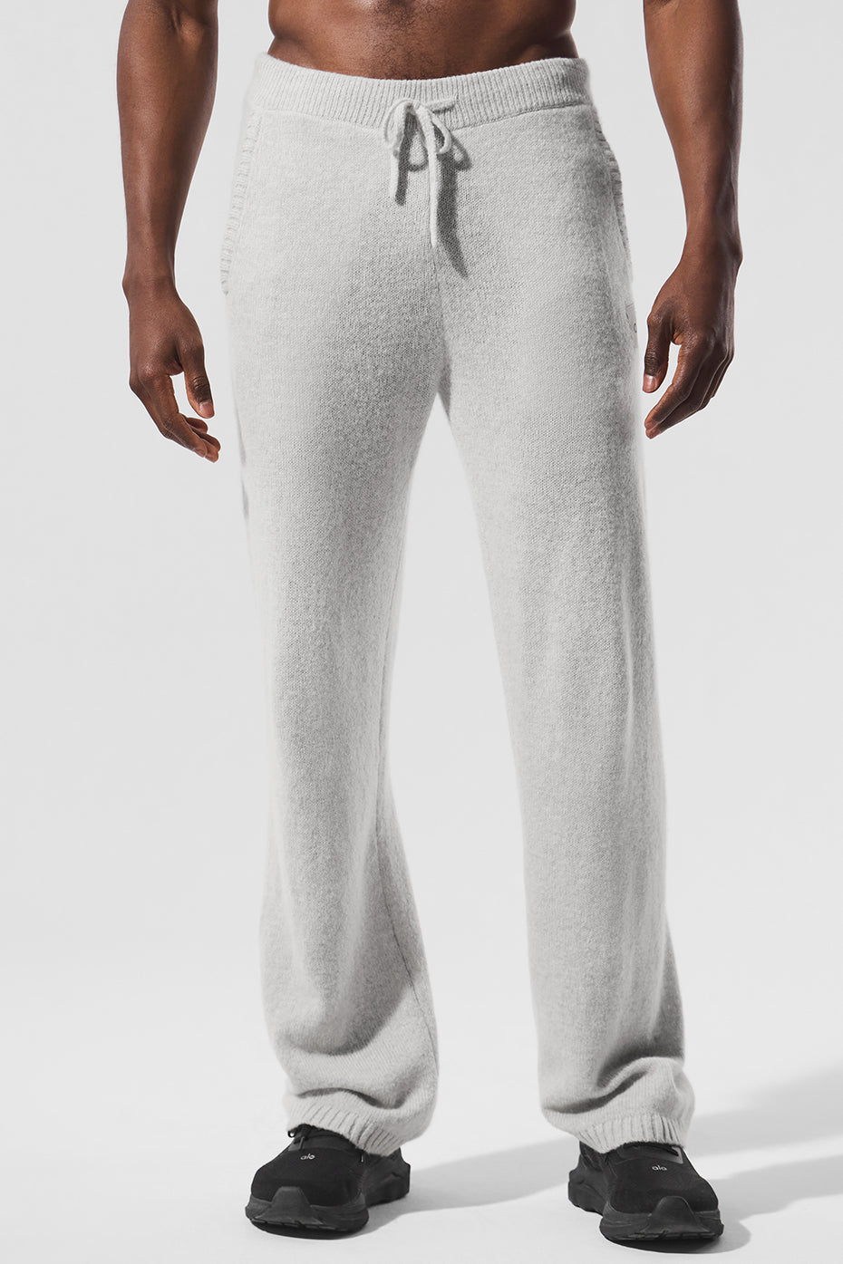 Wool Cashmere New Class Sweatpant - Pearl Grey Heather image 1