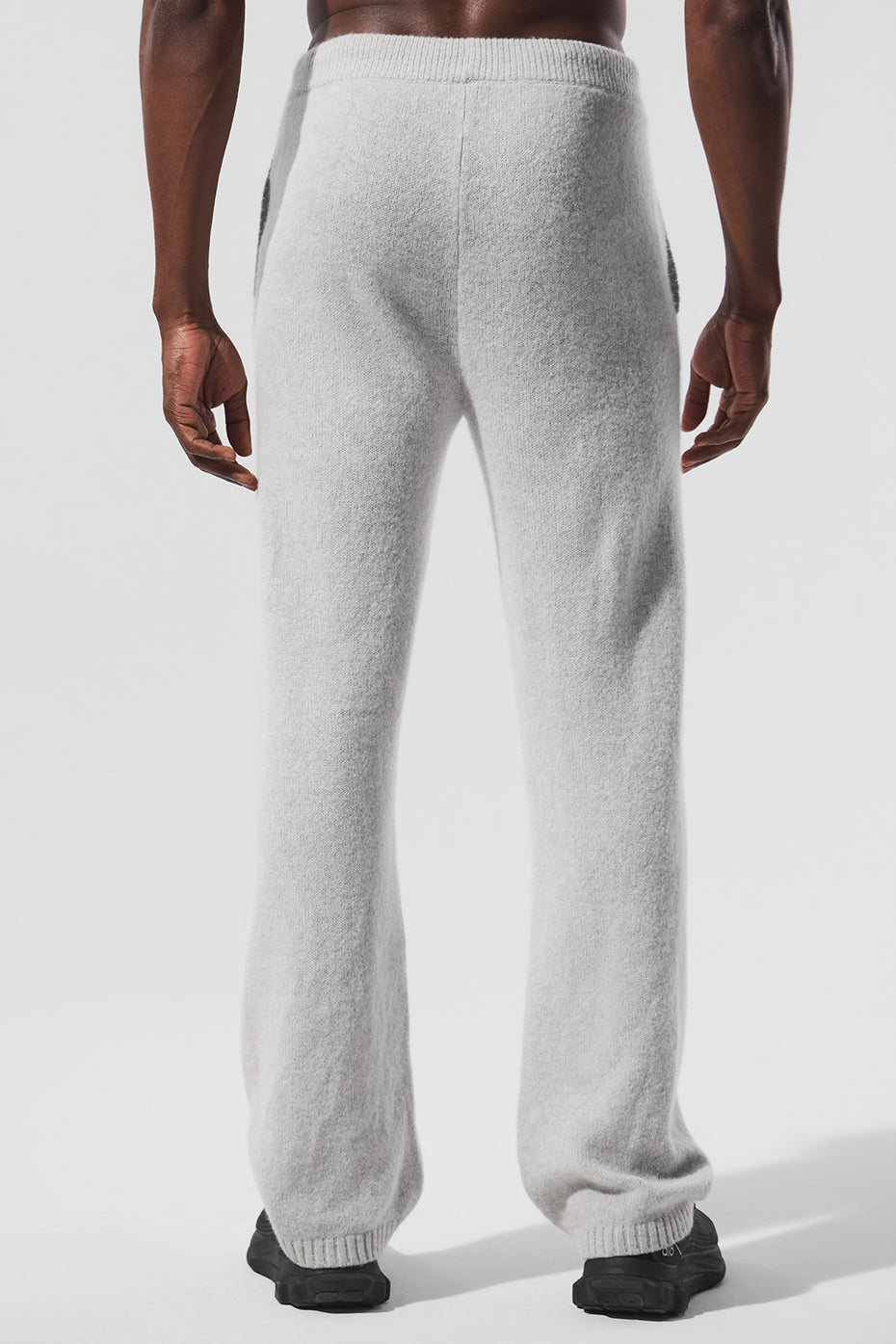 Wool Cashmere New Class Sweatpant - Pearl Grey Heather image 3