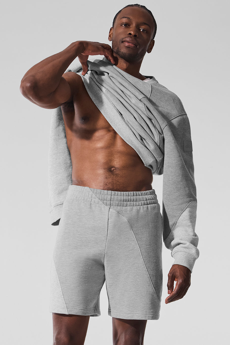 7" Make Waves Short - Athletic Heather Grey Tonal image 5