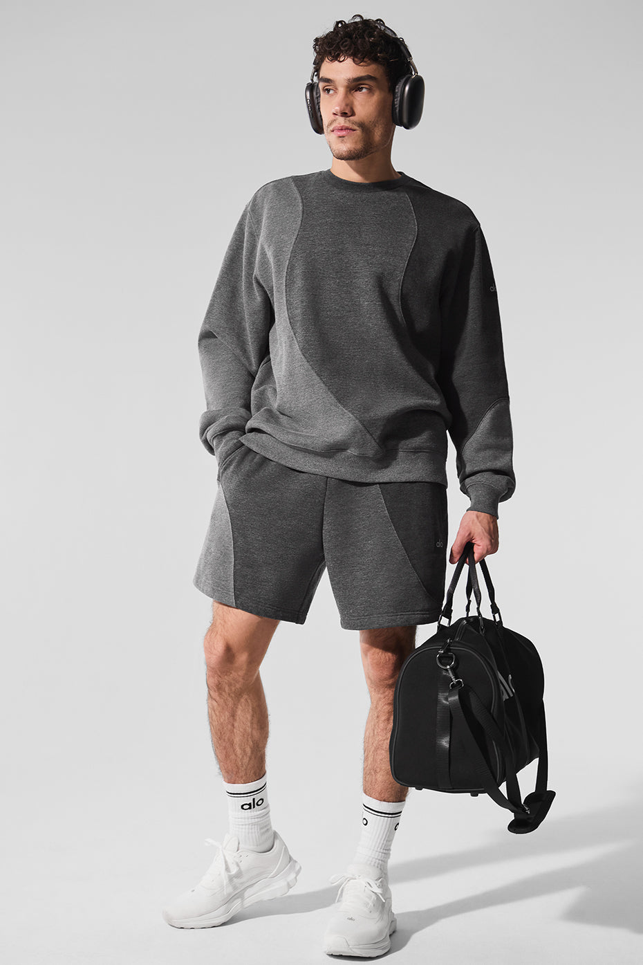 7" Make Waves Short - Dark Heather Grey Tonal image 5