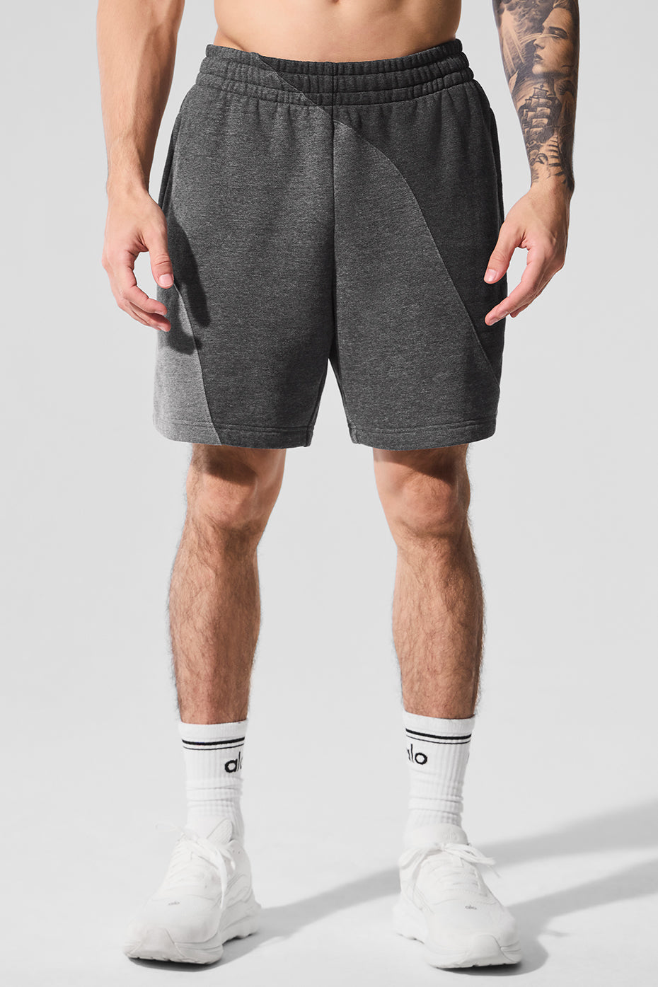 7" Make Waves Short - Dark Heather Grey Tonal image 1