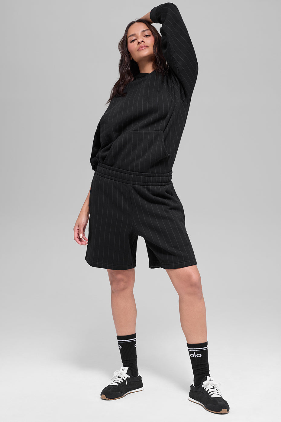 7" Pinstripe Short - Black Pinstripe image 4