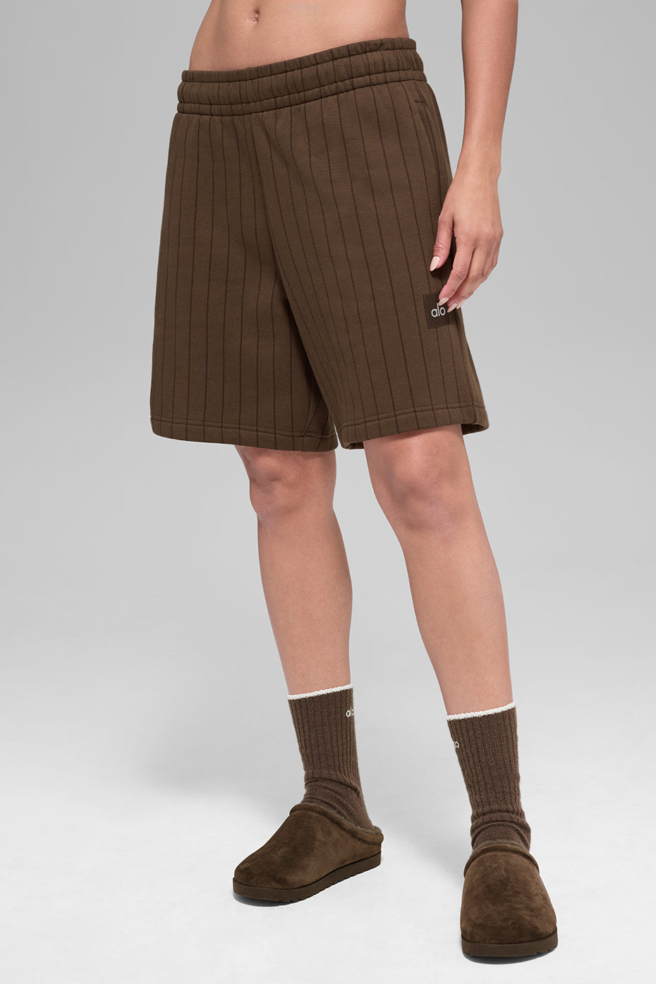 7" Pinstripe Short - Espresso Pinstripe image 1