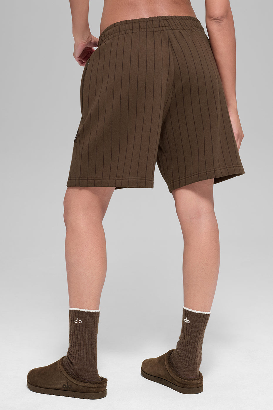 7" Pinstripe Short - Espresso Pinstripe image 3