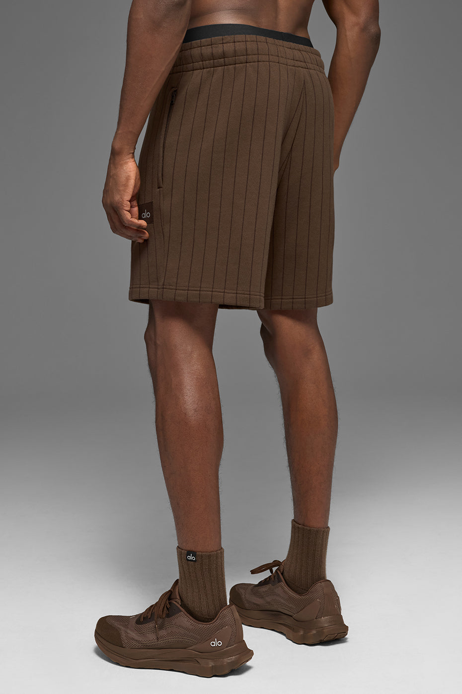 7" Pinstripe Short - Espresso Pinstripe image 4