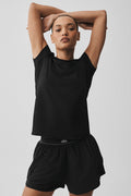 Alosoft Finesse Tee - Black image 1