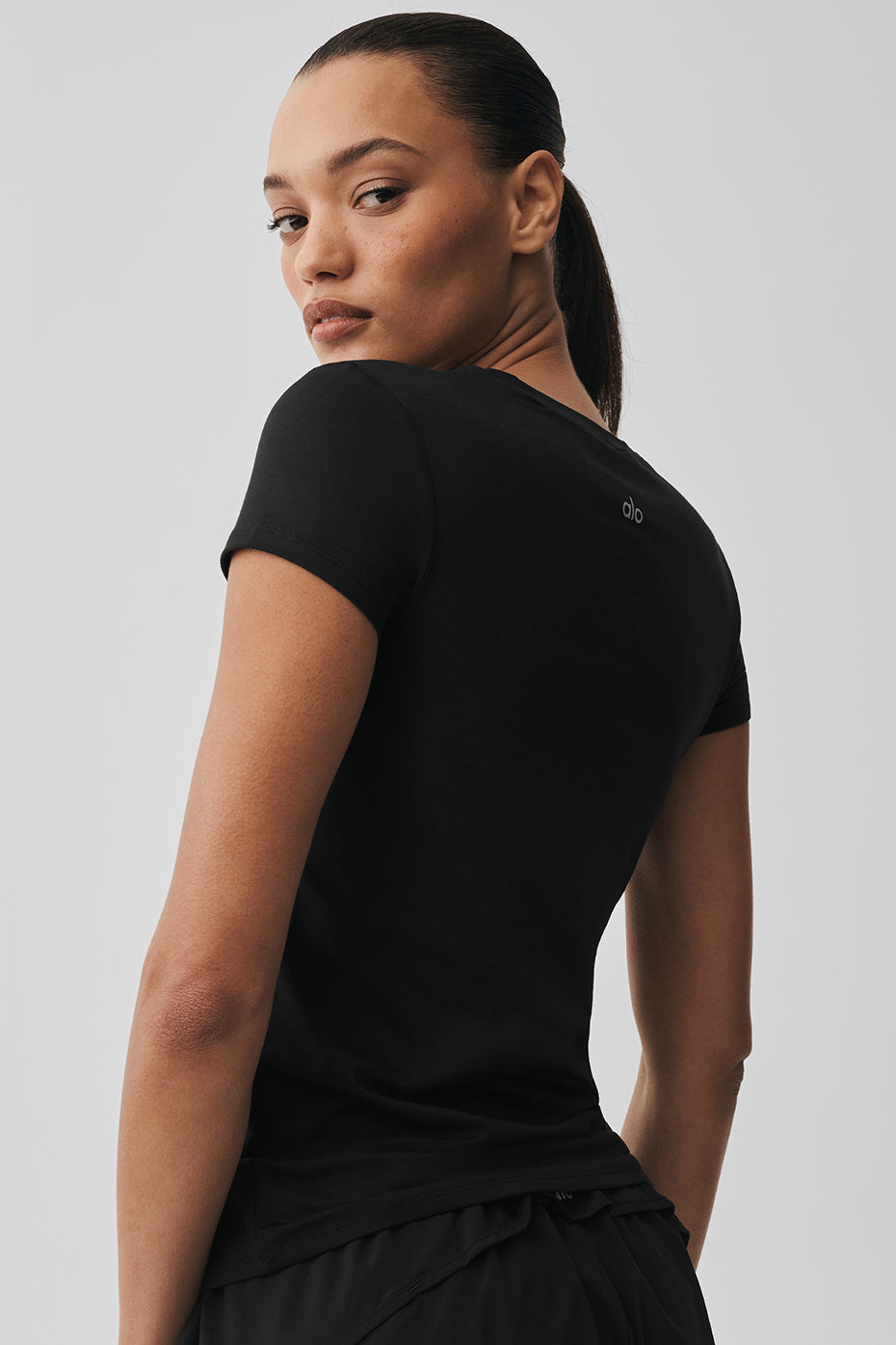 Alosoft Finesse Tee - Black image 2