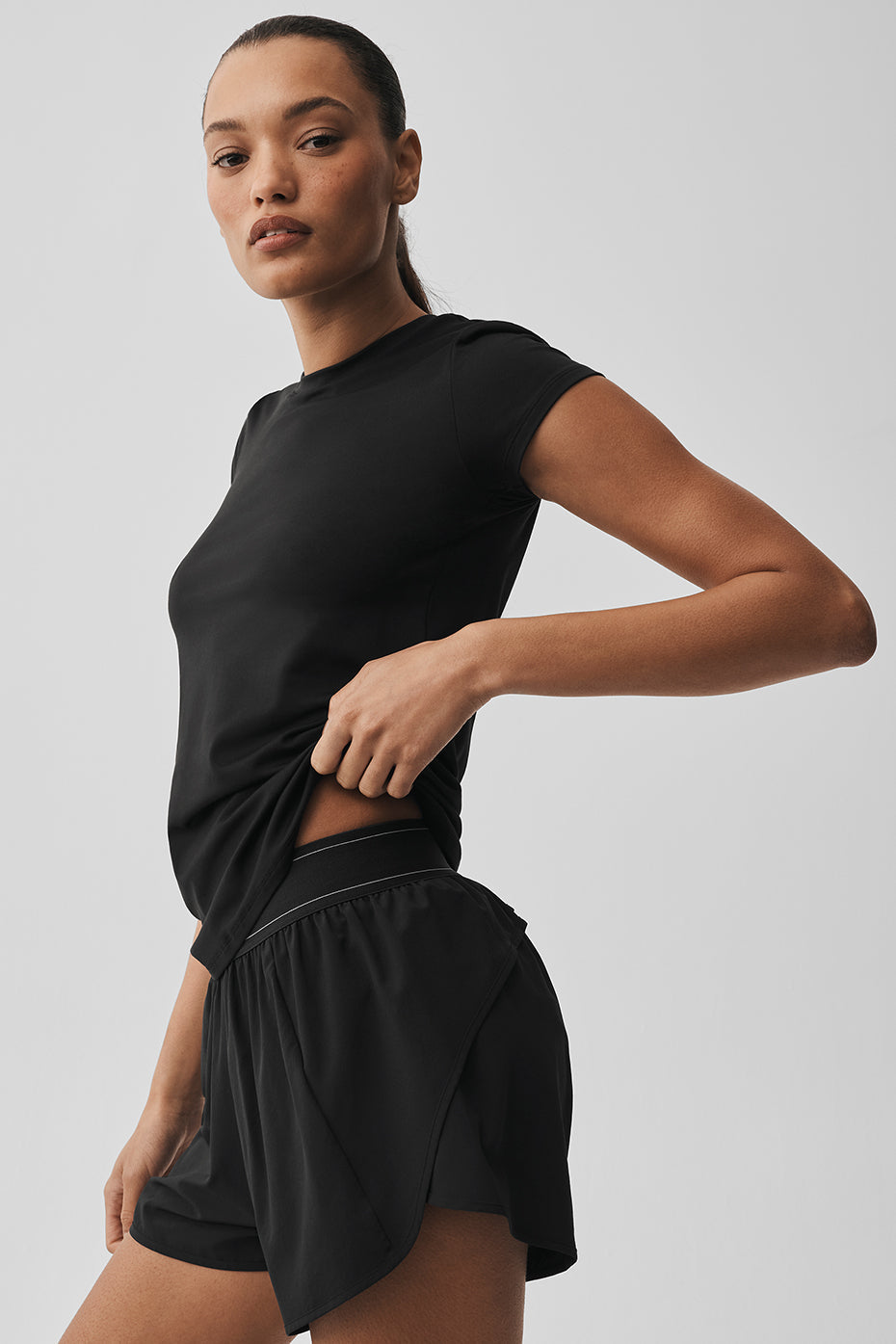 Alosoft Finesse Tee - Black image 3