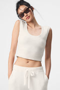 Snuggle Up Sweater Short Sleeve - Ivory image 1