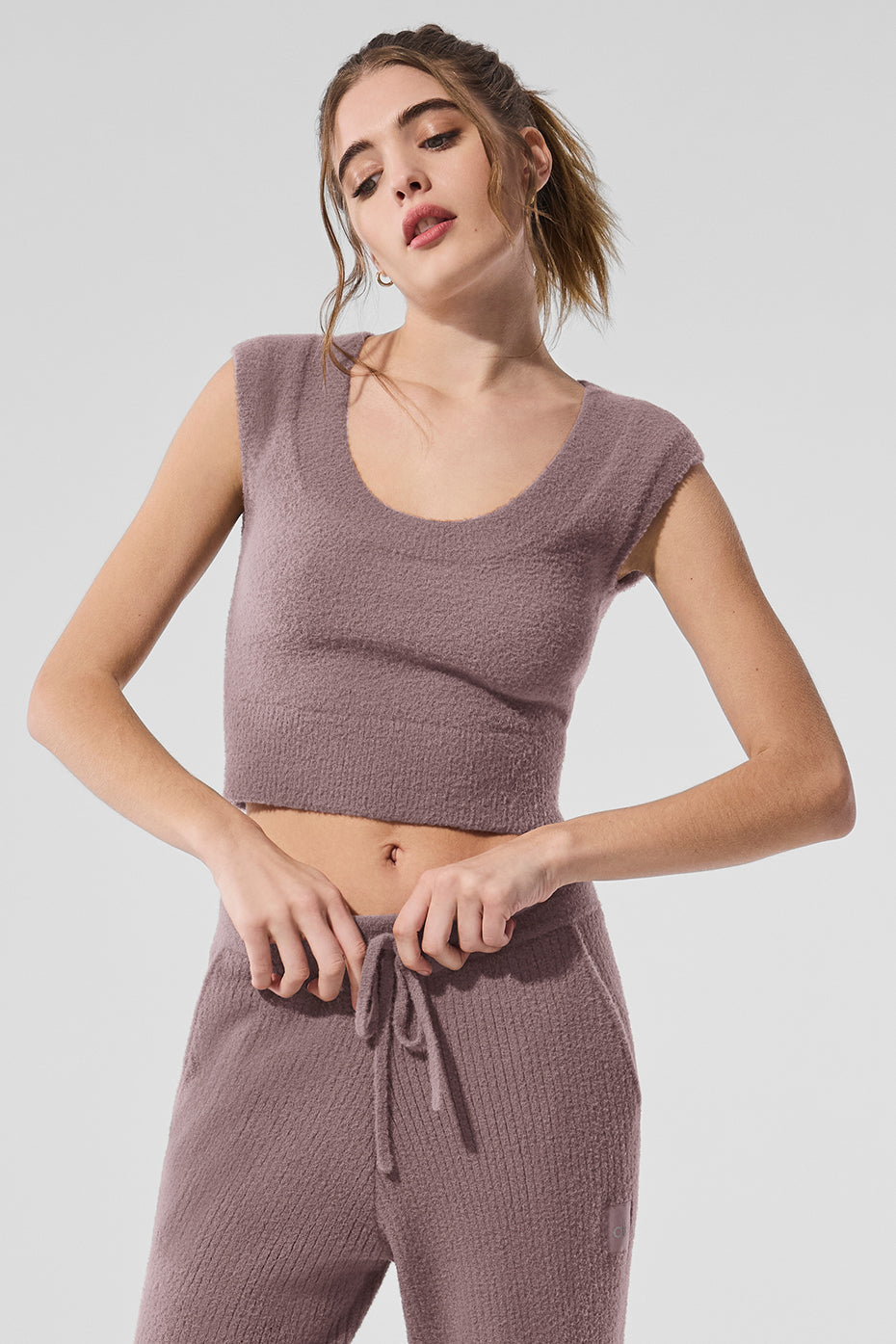 Snuggle Up Sweater Short Sleeve - Mushroom image 1