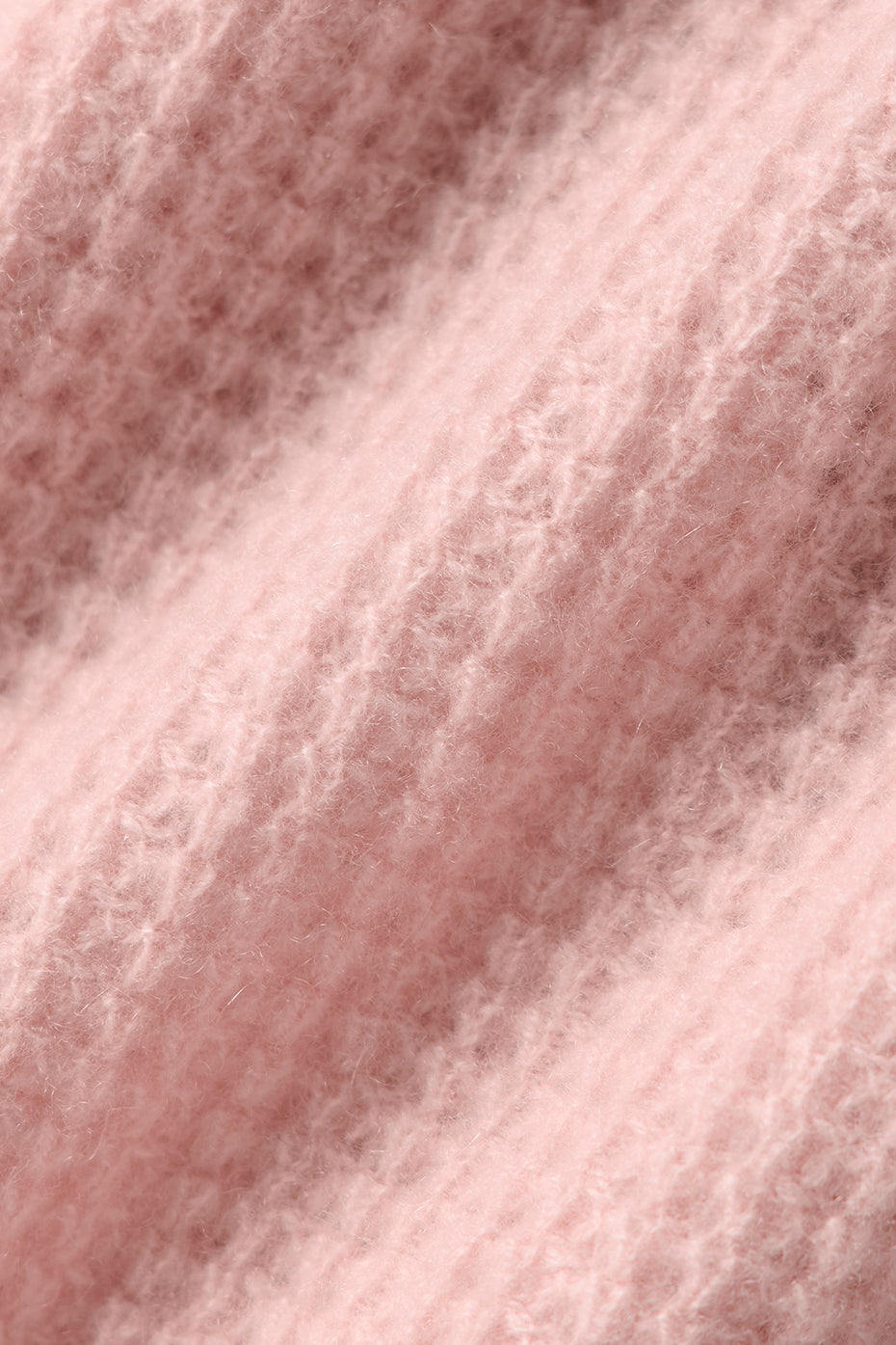 Cashmere Plush Waffle Polo Tee - Pink Quartz image 6