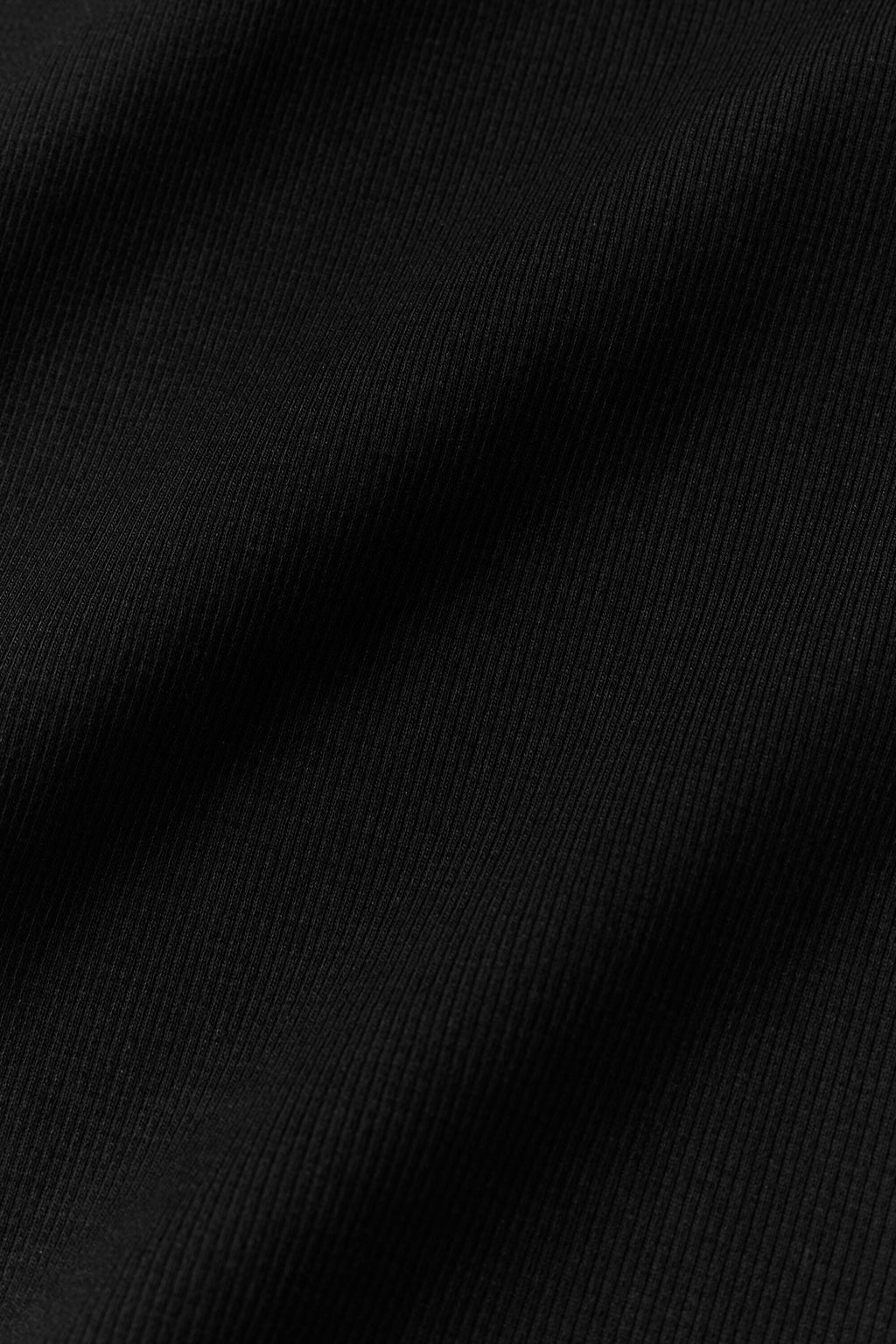 Seamless Modal Ribbed Cropped Short Sleeve - Black image 5