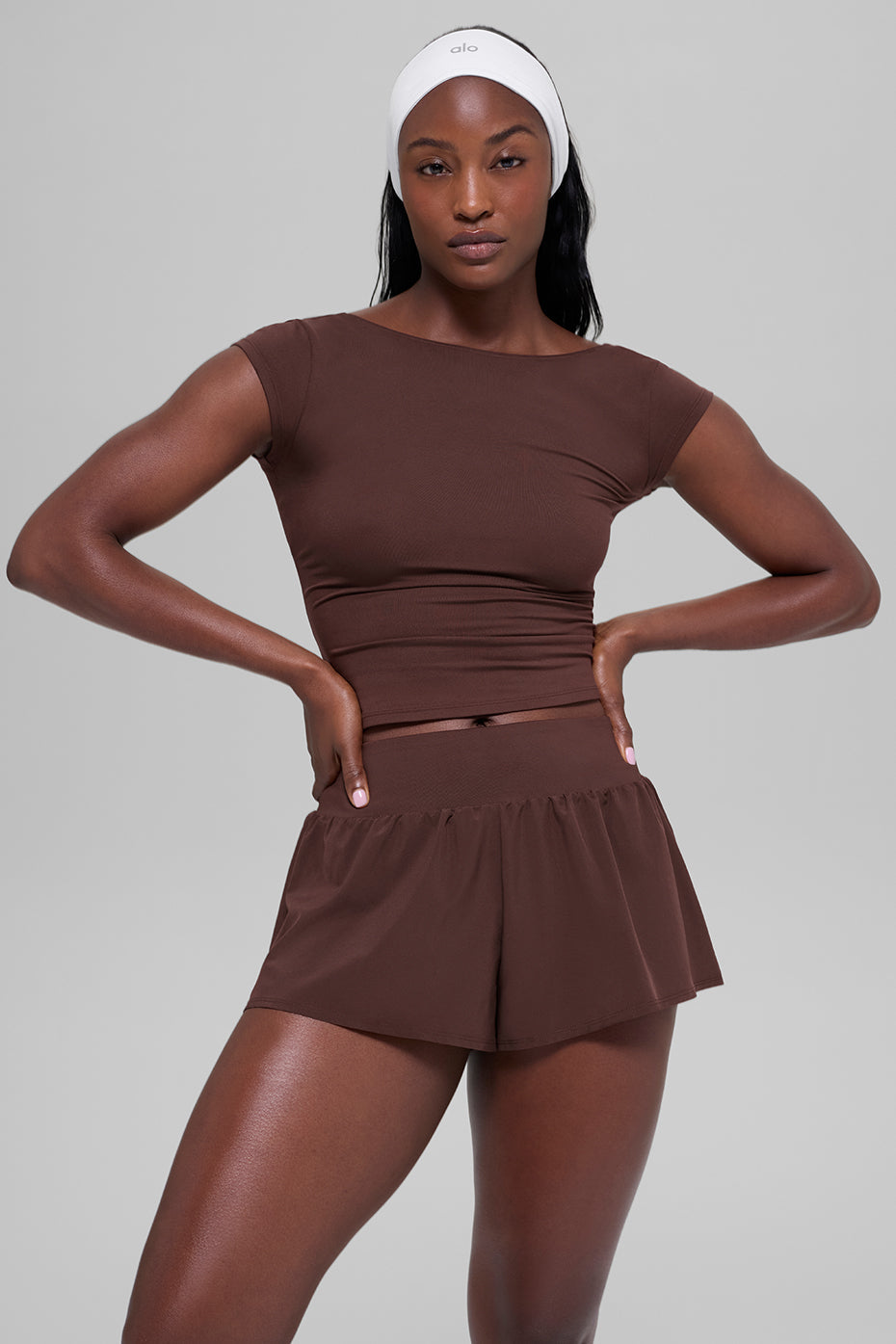 Alosoft Back For More Tee - Brownstone image 1