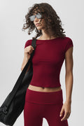 Alosoft Back For More Tee - Summer Romance Red image 1