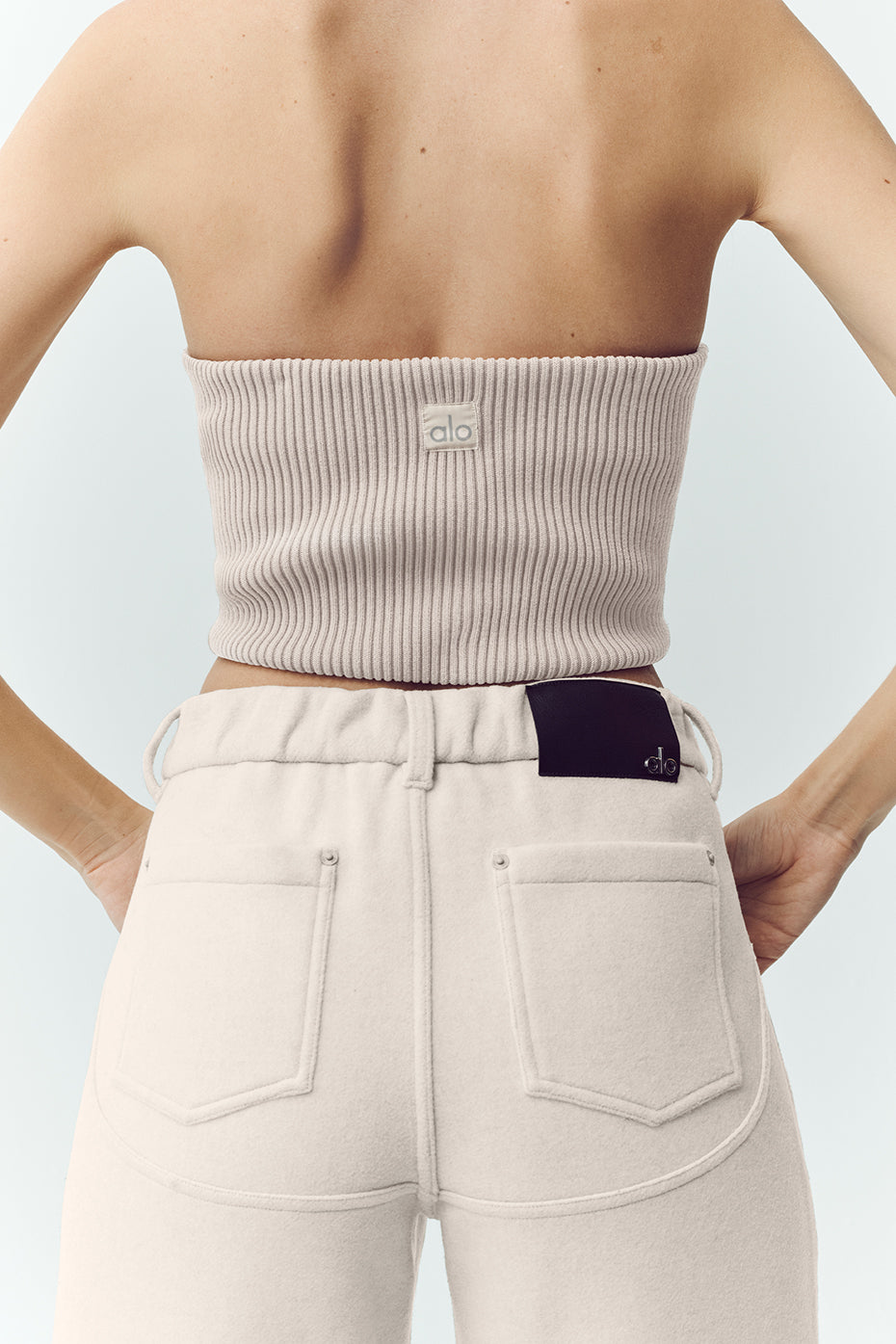 Wool Blend Nightcap Corset Top - Cafe Au Lait image 2