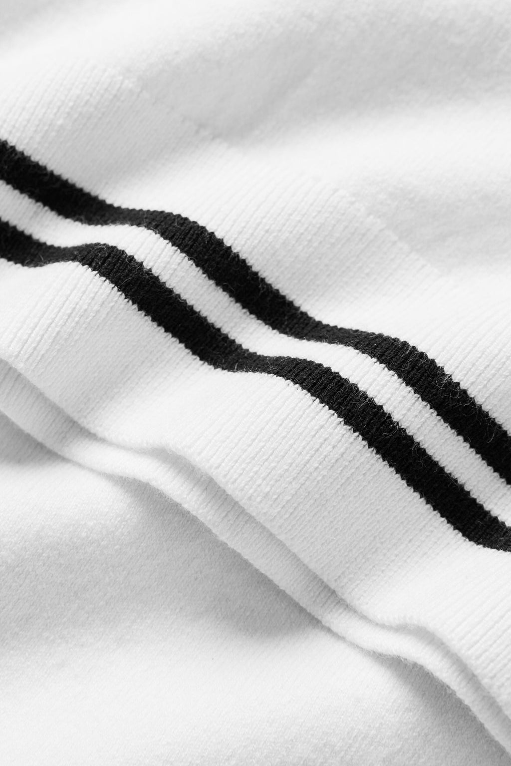 Cotton Cashmere My Serve Short Sleeve - White/Black image 6