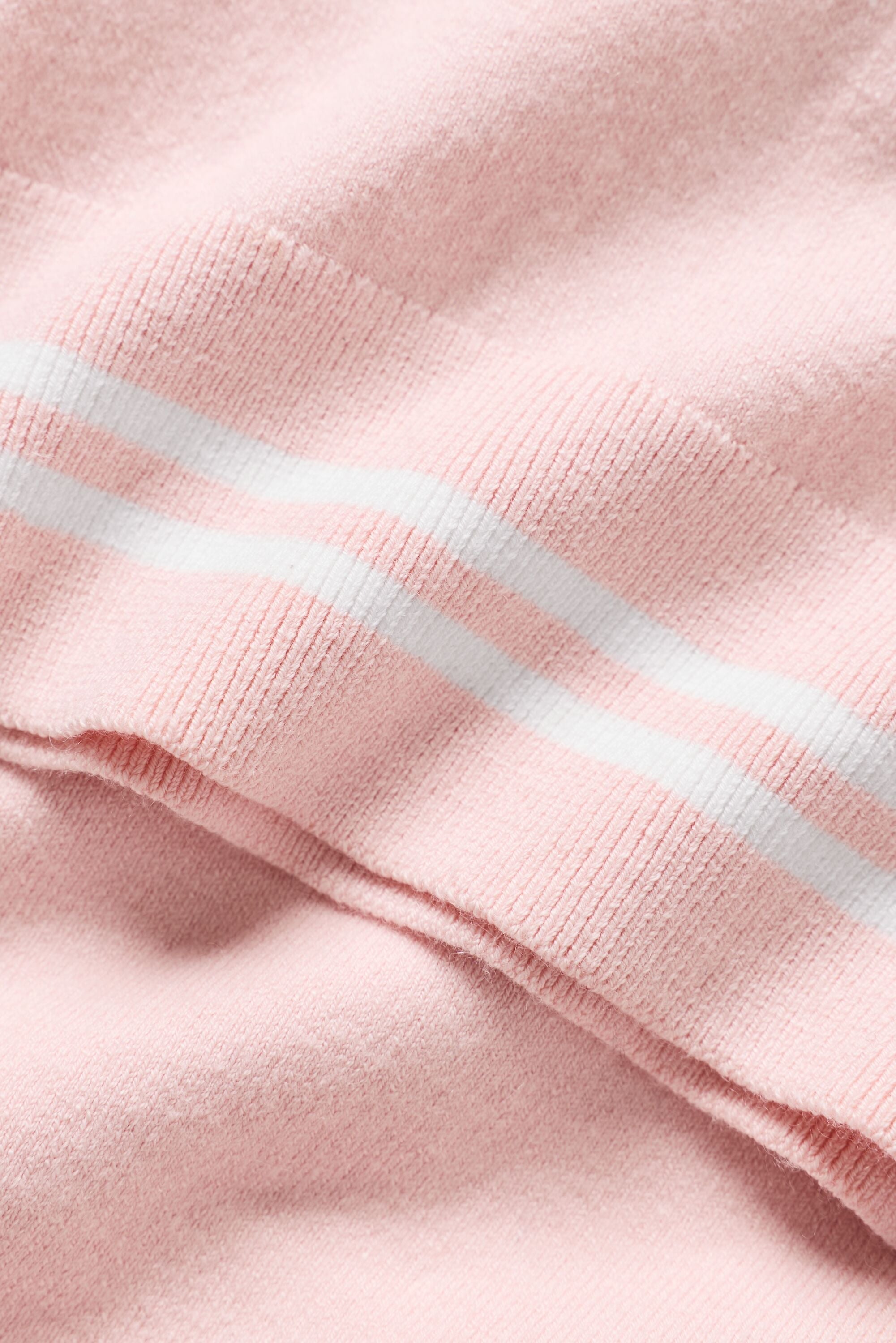Cotton Cashmere My Serve Short Sleeve - Sundrenched Pink/White image 6