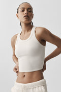 Goddess Ribbed Go-To Tank - Ivory image 1