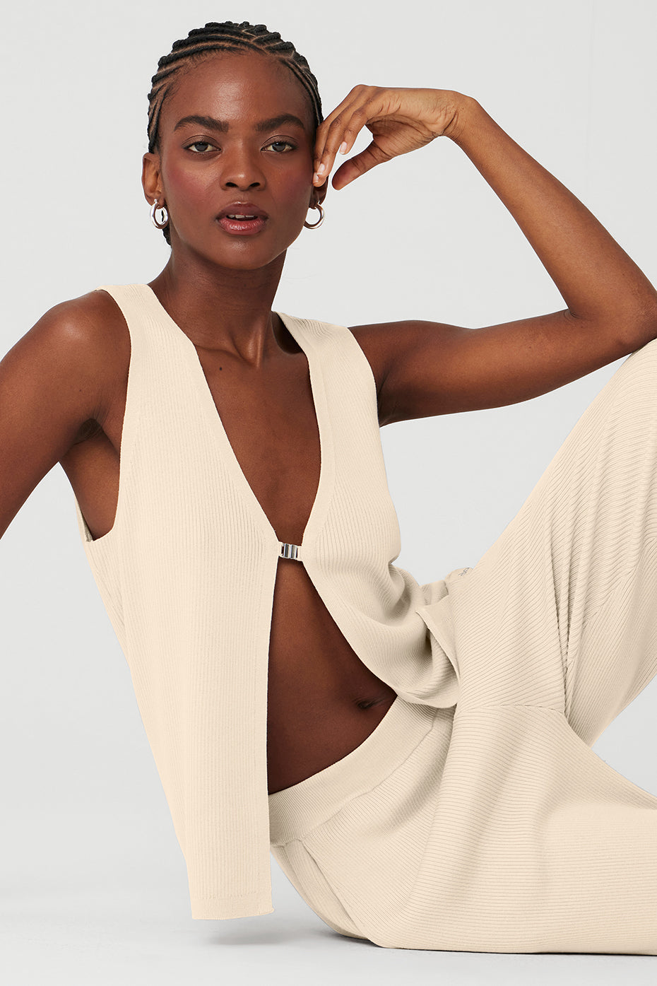 Knit Salana Tank - Macadamia image 5