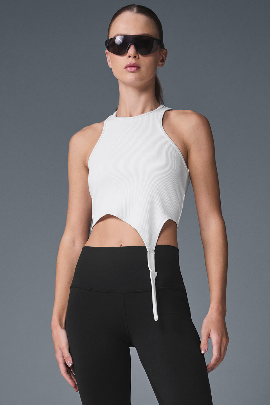 Alosoft Ribbed Revelation Tank - White image 1
