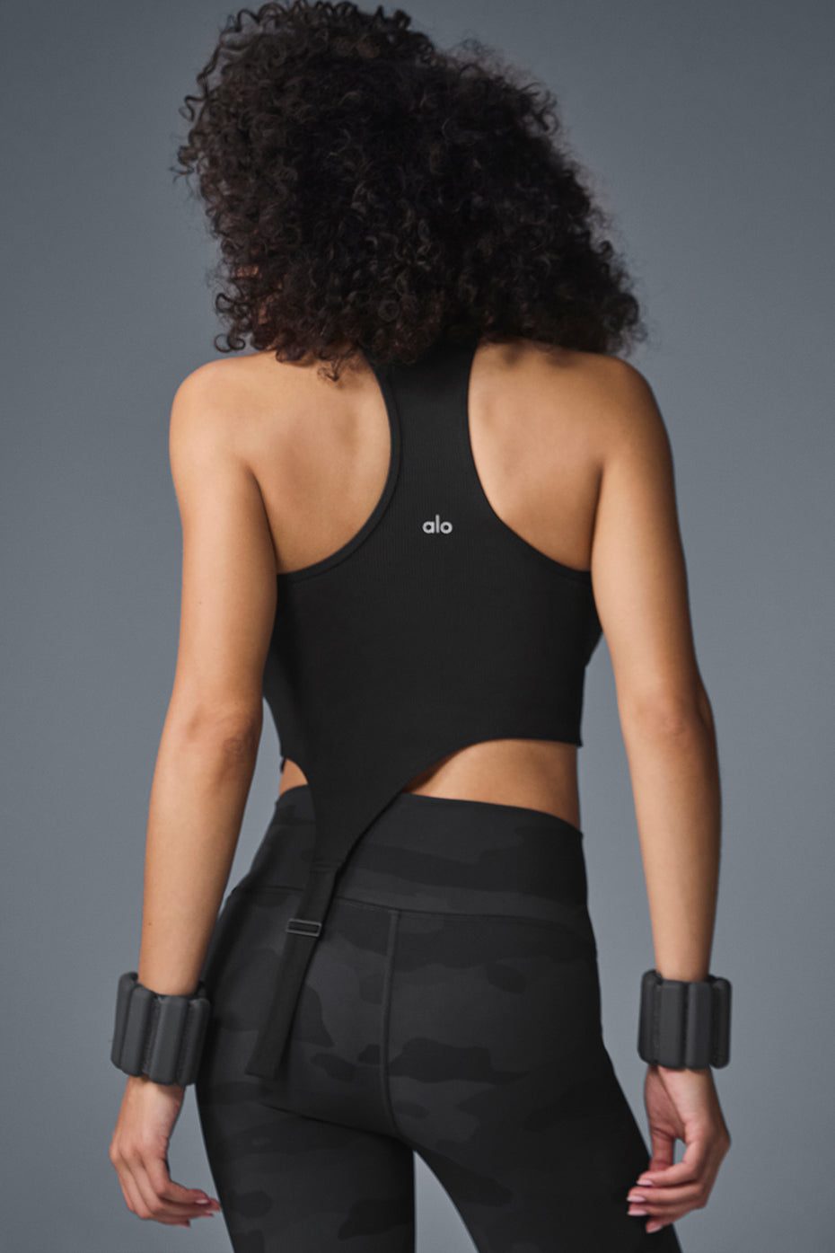 Alosoft Ribbed Revelation Tank - Black image 2