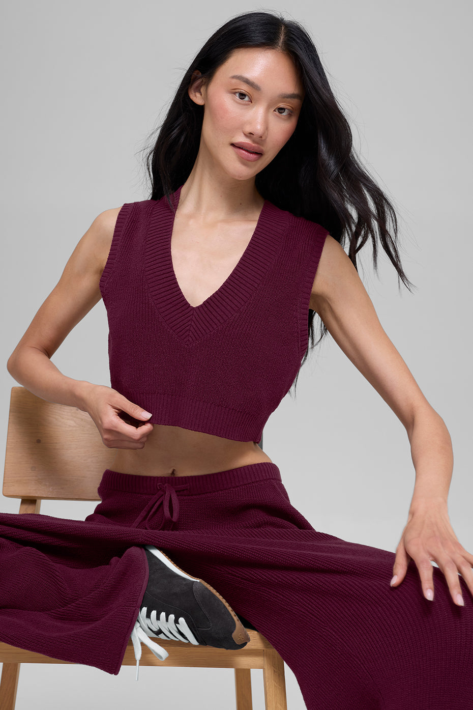 Supernatural Sweater Tank - Burgundy image 4