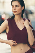 Supernatural Sweater Tank - Burgundy image 1